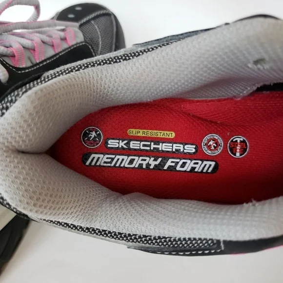 Sketchers steel toe slip resistant work shoes, US women 7.5 - Picture 5 of 13